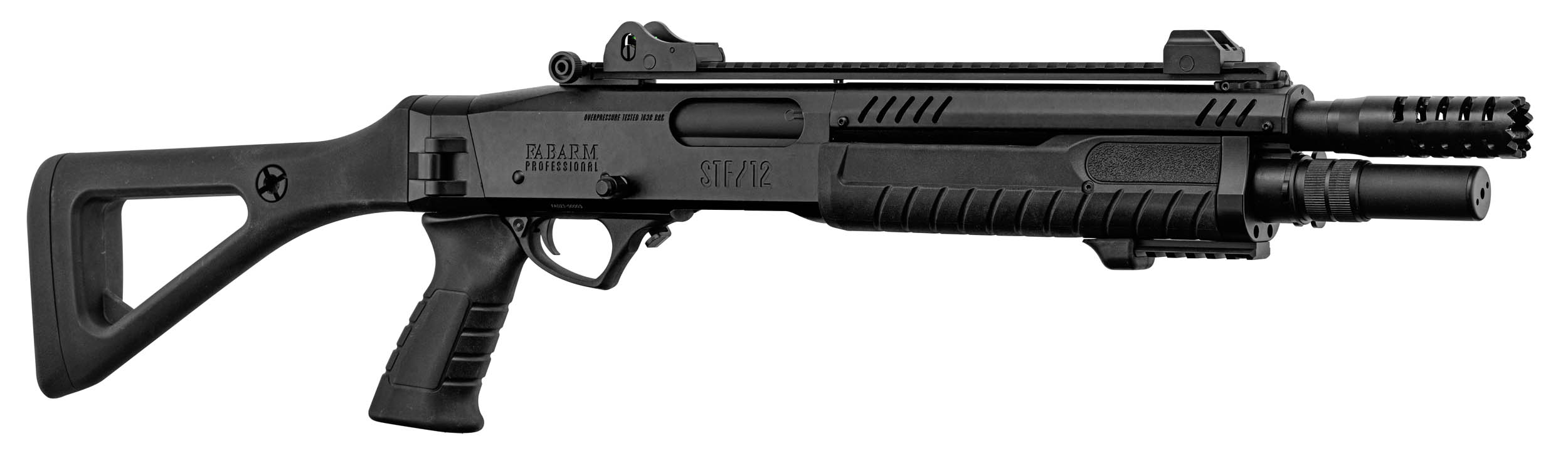 Photo Réplique fusil à pompe FABARM STF12 Compact noir Gaz